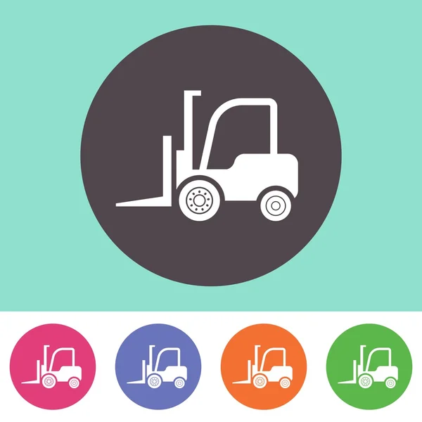 Forklift truck icon — Stock Vector