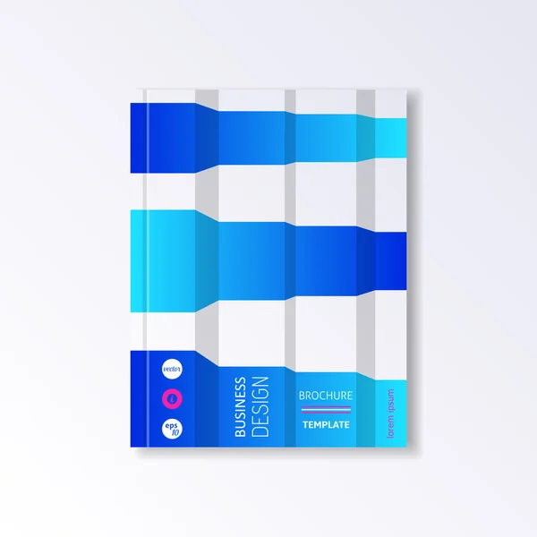 Brochure or book design template — Stock Vector