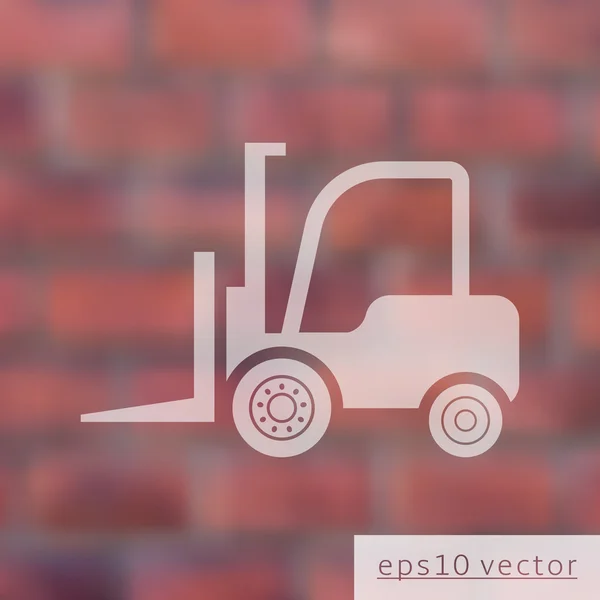 Forklift truck icon — Stock Vector