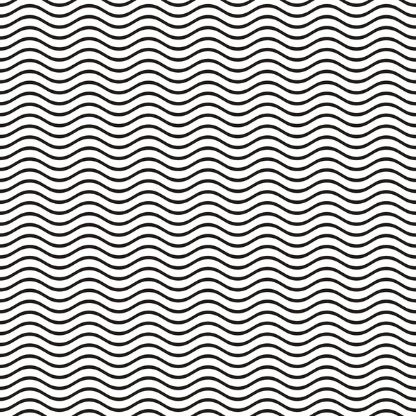 Seamless wavy line pattern — Stock Vector