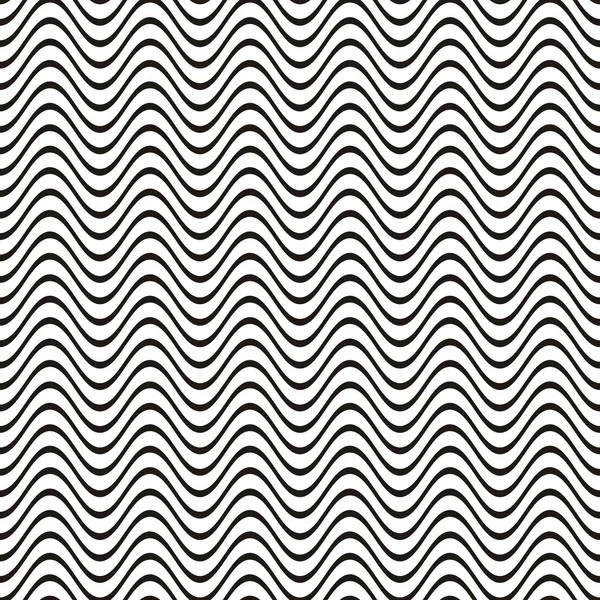 Modèle de ligne ondulée sans couture — Image vectorielle
