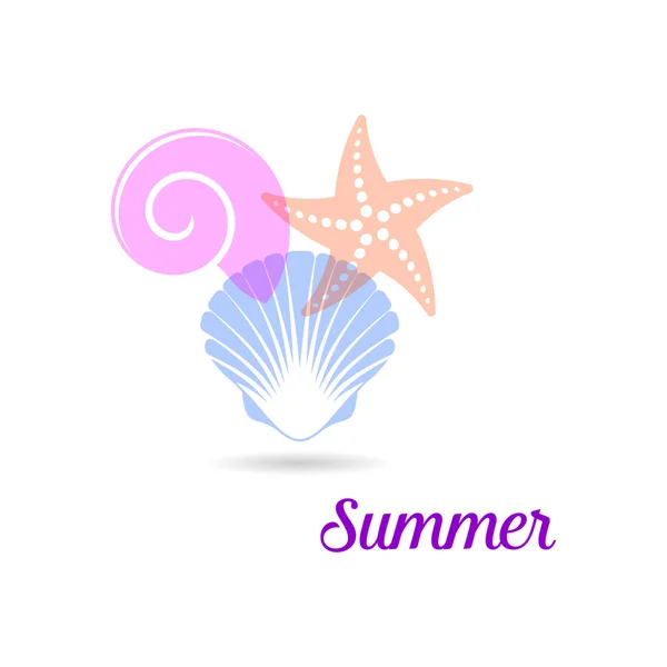 Sommerferienkarte — Stockvektor