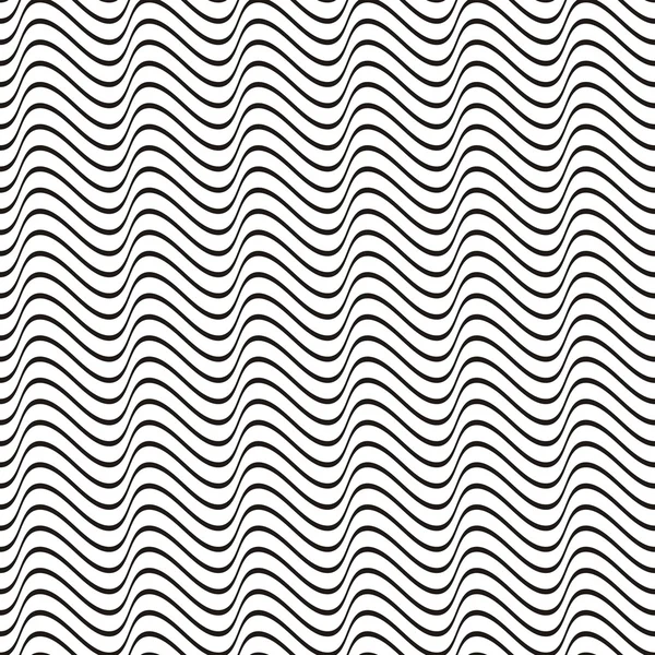 Seamless wavy line pattern — Stock Vector