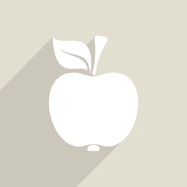 Icono de manzana — Archivo Imágenes Vectoriales