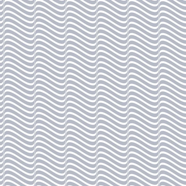 Grey seamless wavy line pattern vector illustration — Stock Vector