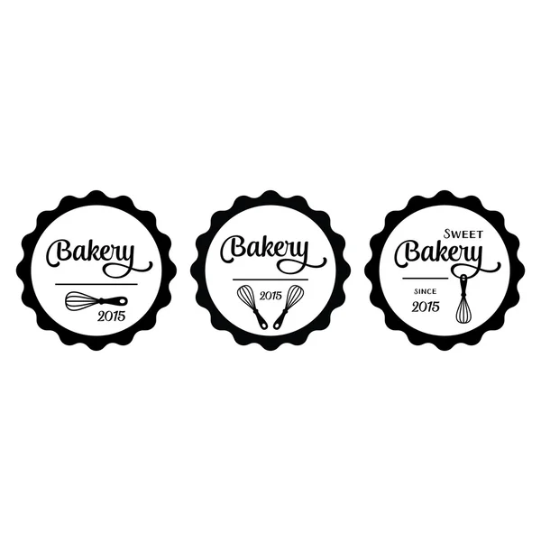 Bäckereietiketten — Stockvektor