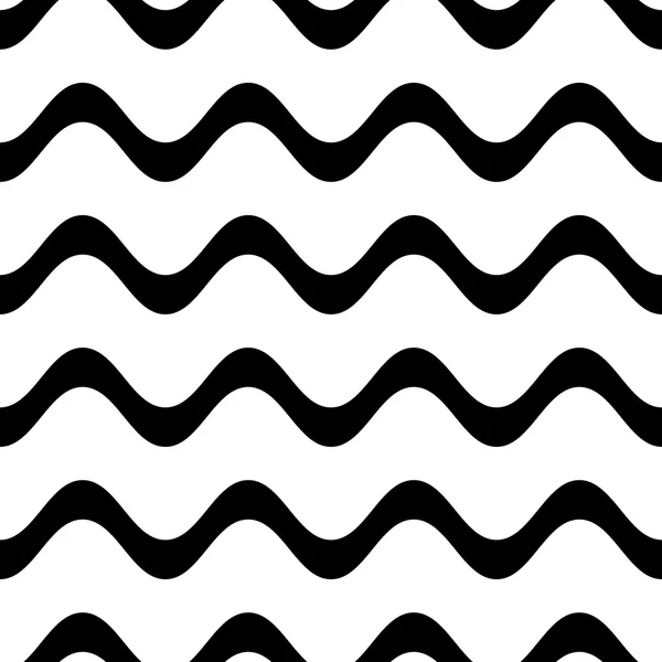 Seamless wavy line pattern — Stock Vector