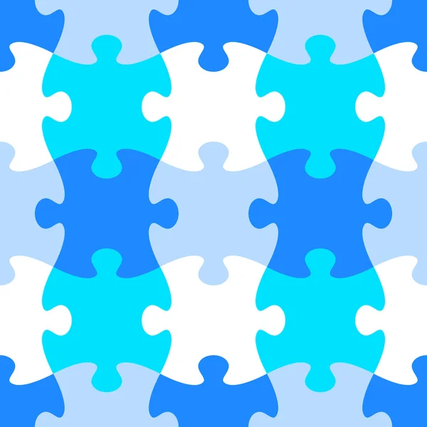 Skládačka puzzle bezešvé vzor — Stockový vektor