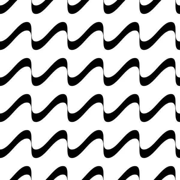 Seamless wavy line pattern — Stock Vector