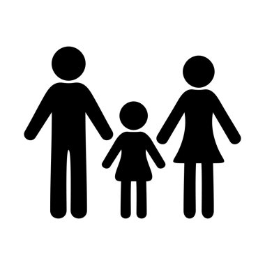 Aile vektör simgesi
