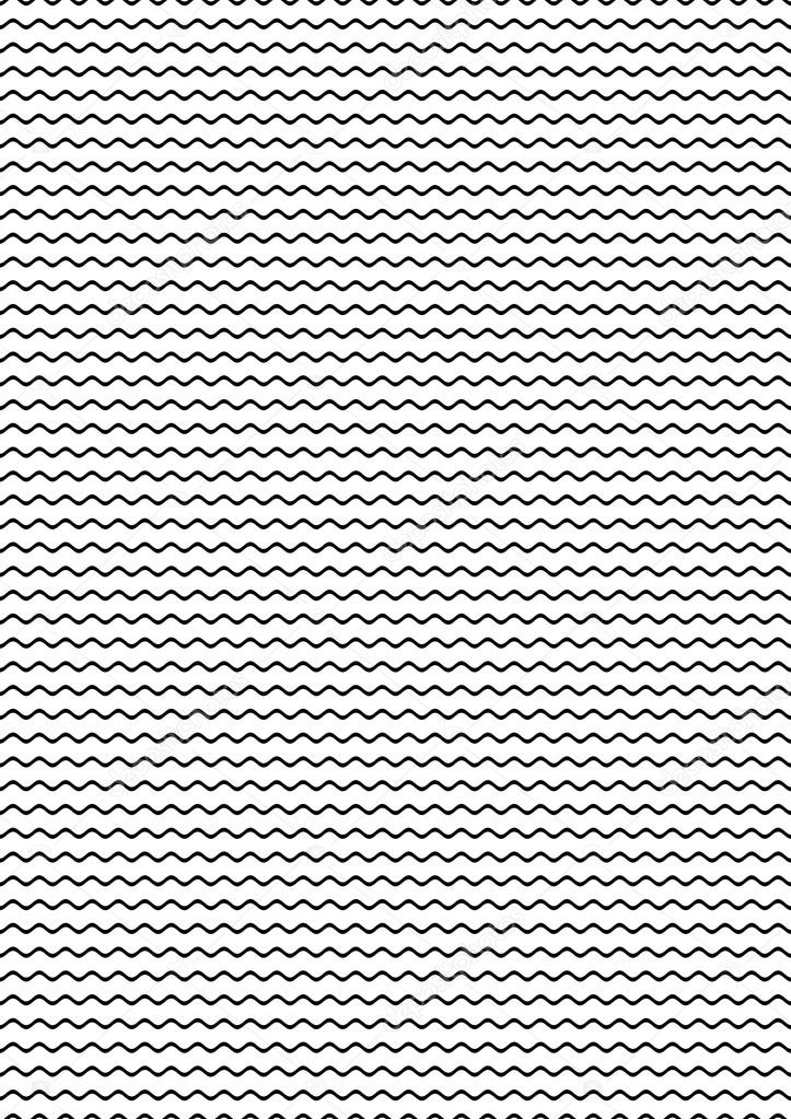 Simple seamless wavy line pattern