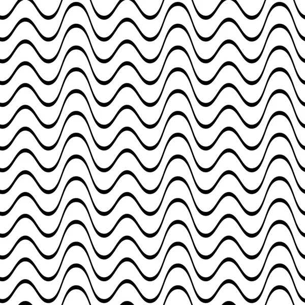 Kusursuz dalgalı çizgi deseni — Stok Vektör