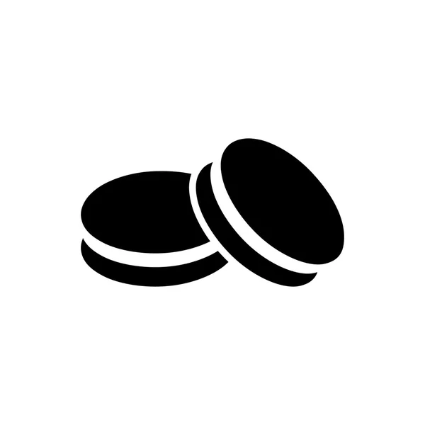 Ícone de macarons simples — Vetor de Stock