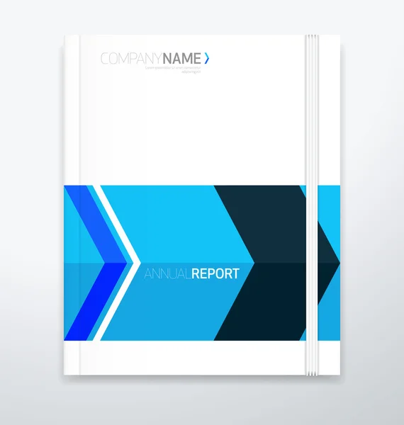Couverture du rapport annuel — Image vectorielle