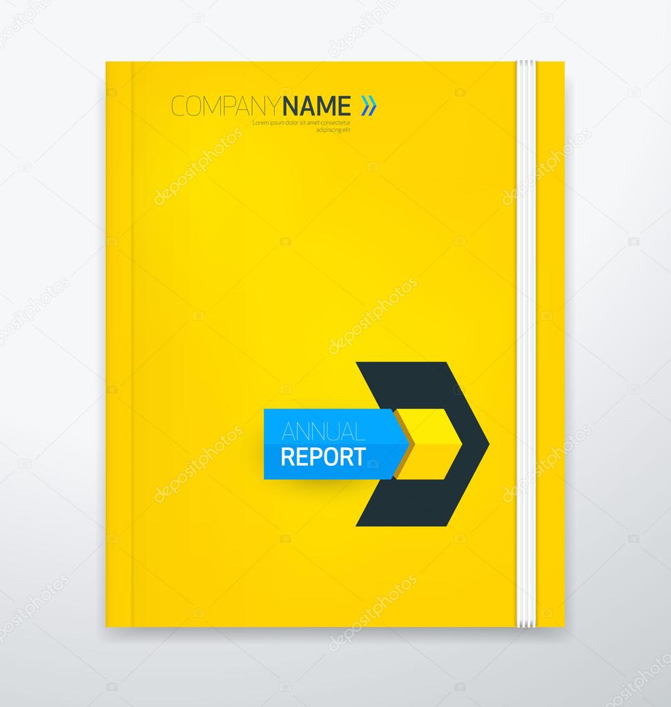 Modern cover for annual report