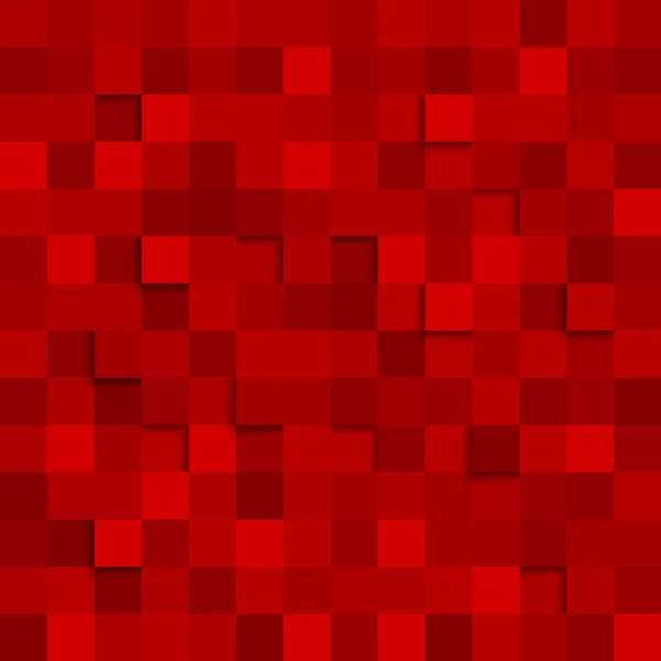 Latar belakang merah persegi abstrak - Stok Vektor