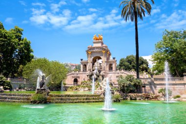 Fountain of Parc de la Ciutadella  clipart