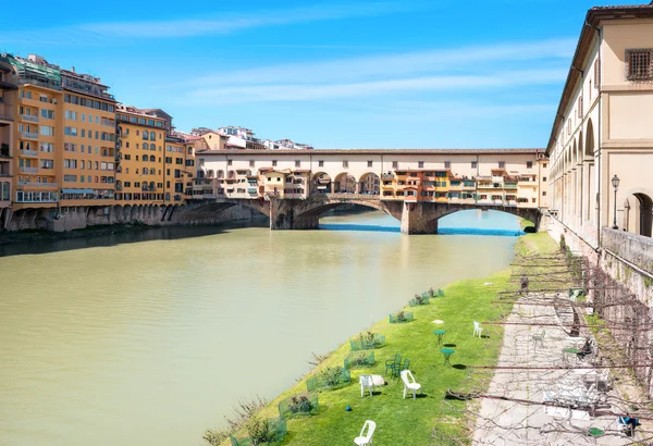 Γέφυρας του Ponte Vecchio της Φλωρεντίας — Φωτογραφία Αρχείου