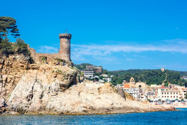 Ancient fortress in Tossa de mar — Stock Photo, Image