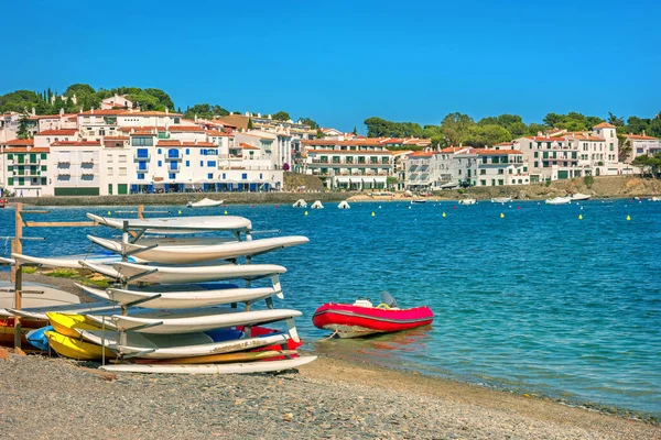 View Resort Village Mediterranean Seaside Cadaques Costa Brava Catalonia Spain — Stock Photo, Image
