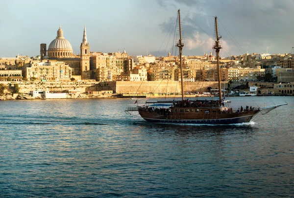 Город Валлетта на Мальте — стоковое фото