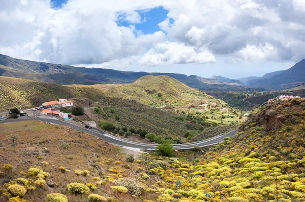 Paisagem de montanha em Gran Canaria — Fotografia de Stock