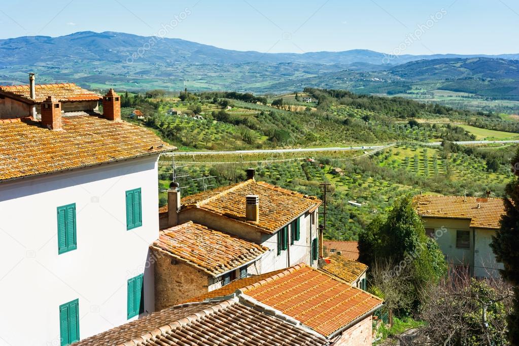 Countryside landscape in Toscana,