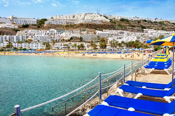 Puerto Ricos Strand. Gran Canaria — Stockfoto