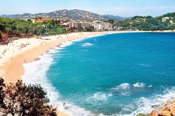 Playa de Fenals en Lloret de Mar — Foto de Stock