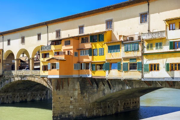 Γέφυρα Ponte Vecchio της Φλωρεντίας, Ιταλία — Φωτογραφία Αρχείου