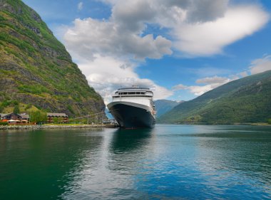 fiyort Sognefjord Norveç'te
