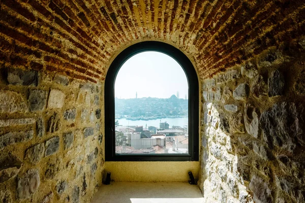 Utsikt Över Istanbul Från Höjden Galata Tower Arkitekturen Den Historiska — Stockfoto