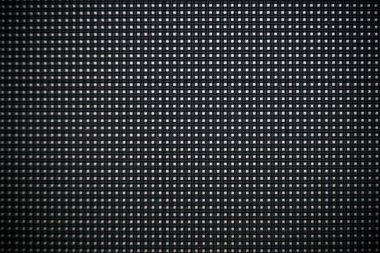 Dijital ekran arkaplanı. Siyah ekran monitörü veya piksel ve LED 'li TV kapat. 