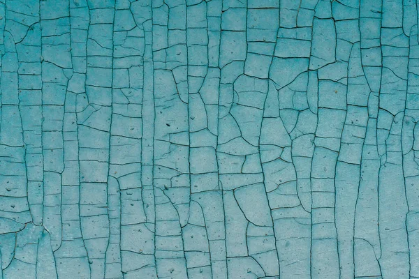 Старая краска текстура дерева фон. Синяя пилинговая краска на деревянной поверхности. — стоковое фото