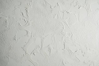 White Textured Plaster Wall for Interior Design. High quality photo