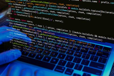 Kodlama geçmişi, Uygulama Geliştirme ve Kod Programlama. Teknoloji işi bilgisayarları konsepti. Yüksek kalite fotoğraf