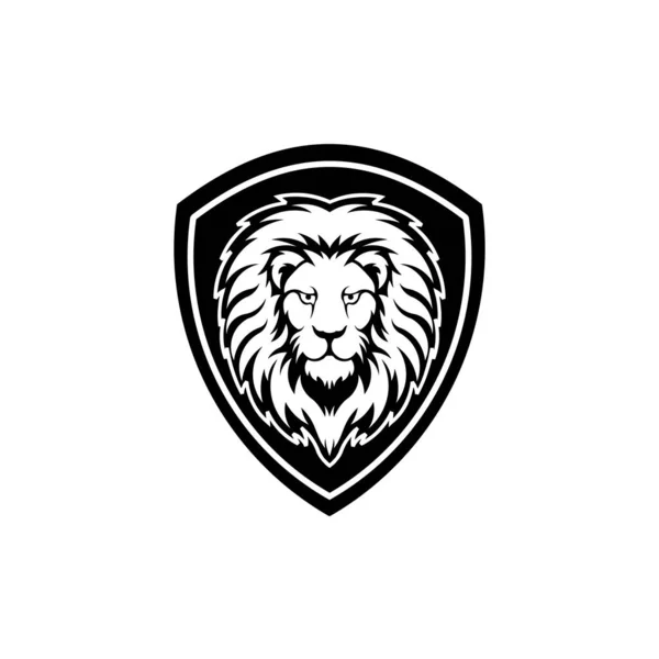 狮子头像来自动物收藏 头像狮子头像标识 优雅狮子王轮廓标识造型图像 — 图库矢量图片