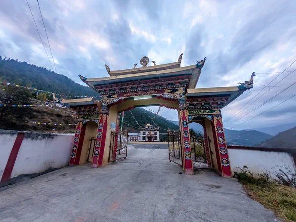 Zdjęcie Bramy Klasztoru Dirang Arunachal — Zdjęcie stockowe