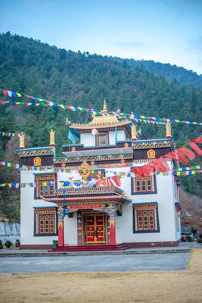Zdjęcie Klasztoru Dirang Arunachal Pradesh Indie — Zdjęcie stockowe