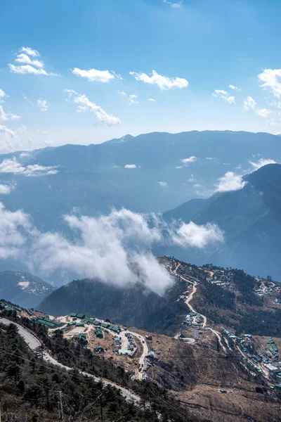 Photo View Mountains Sela Pass Tawang Arunachal Pradesh India — Stock Fotó