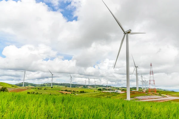 Větrná energie plán — Stock fotografie