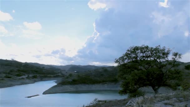 Timelapse-Algarve Beliche 댐 가로 보기 (포르투갈) — 비디오