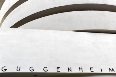 New York - Eylül 01: Solomon R. Guggenheim Müzesi mod