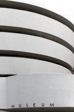 NEW YORK - SEPTEMBER 01: The Solomon R. Guggenheim Museum of mod clipart