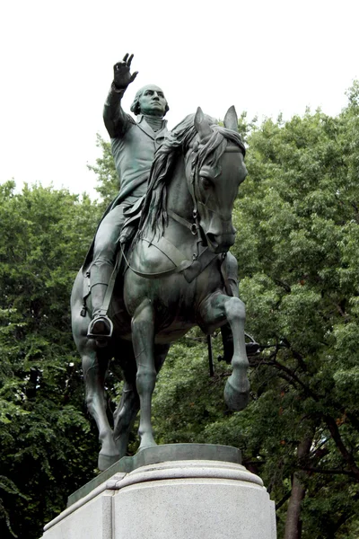 Rytterstatue av general George Washington – stockfoto