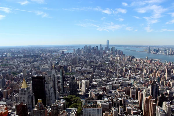 New Yorks Panorama Flygfoto — Stockfoto