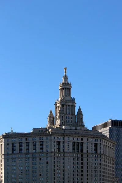 Nyc obecní budova radnice, centrum města operací — Stock fotografie