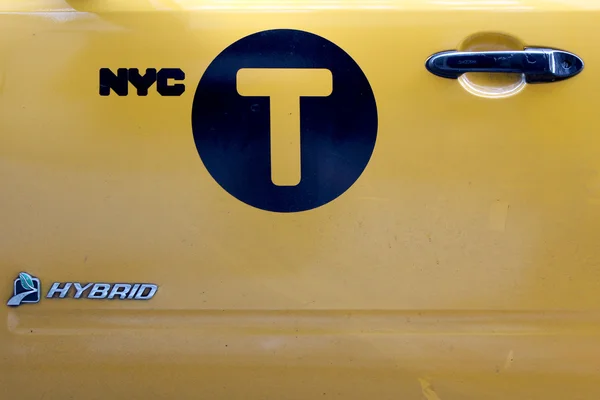 New york city taxy detalj — Stockfoto