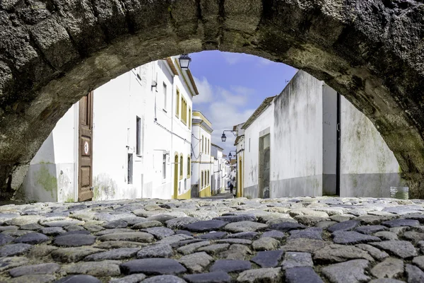 Portekizli alentejo şehir evora eski şehir. — Stok fotoğraf