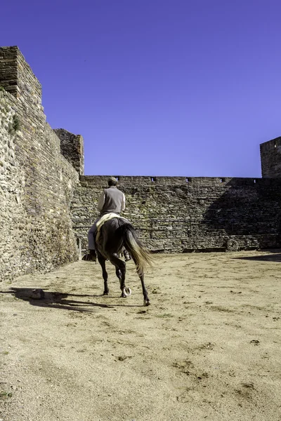 Alentejo kaupunki Monsaraz linnan sisätilaa. Portugali — kuvapankkivalokuva